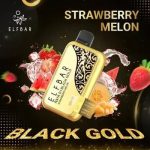 ELFBAR RAYA D1 BLACK GOLD EDITION 13K PUFFS DISPOSABLE Strawberry Melon