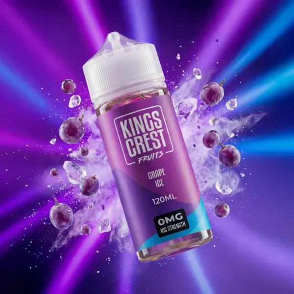 Kings Crest 120ml – GRAPE ICE